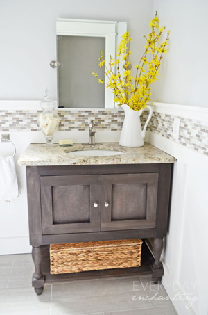 everyday enchanting bathroom vanity