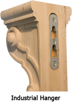 Industrial Hanger (#955) for Ancona Classic Corbel